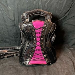 Unknown brand corset crossbody/handheld/backpack bag